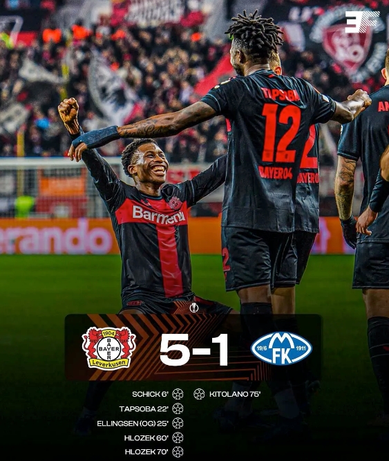 勒沃庫森全勝晉級！歐聯(lián)杯16強門票已拿下